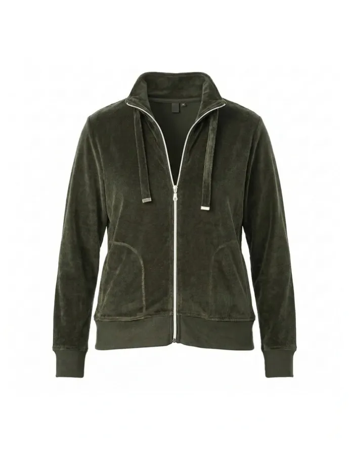 Fella Hamilton Valley Zip Up Velour Jacket