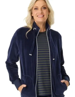 Fella Hamilton Valley Zip Up Velour Jacket