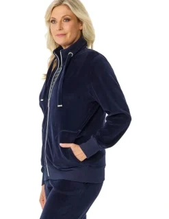 Fella Hamilton Valley Zip Up Velour Jacket