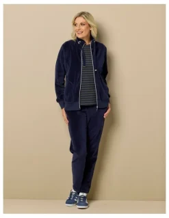 Fella Hamilton Valley Zip Up Velour Jacket