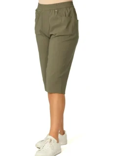 Fella Hamilton Vibe Stretch Pull On Long Short in Green