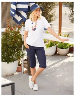Fella Hamilton Vibe Stretch Pull On Long Short in Blue