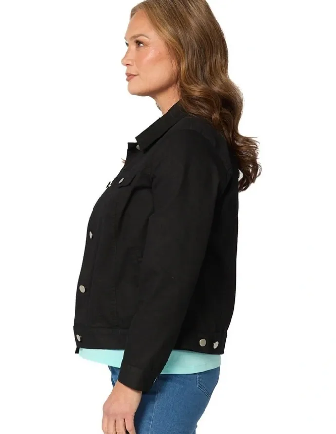 Fella Hamilton Collared Suzy Jacket in Black