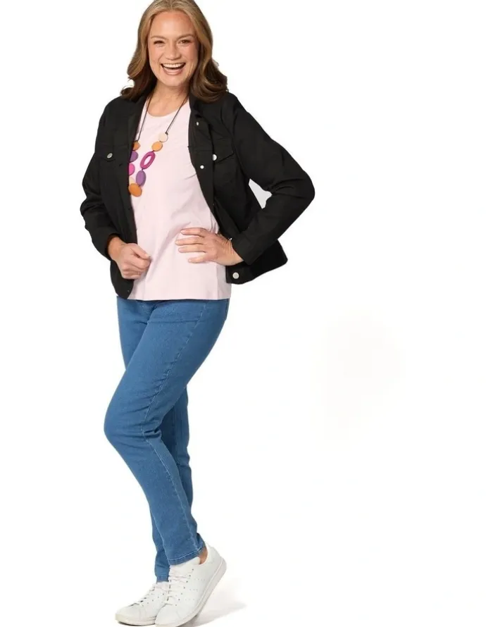 Fella Hamilton Collared Suzy Jacket in Black