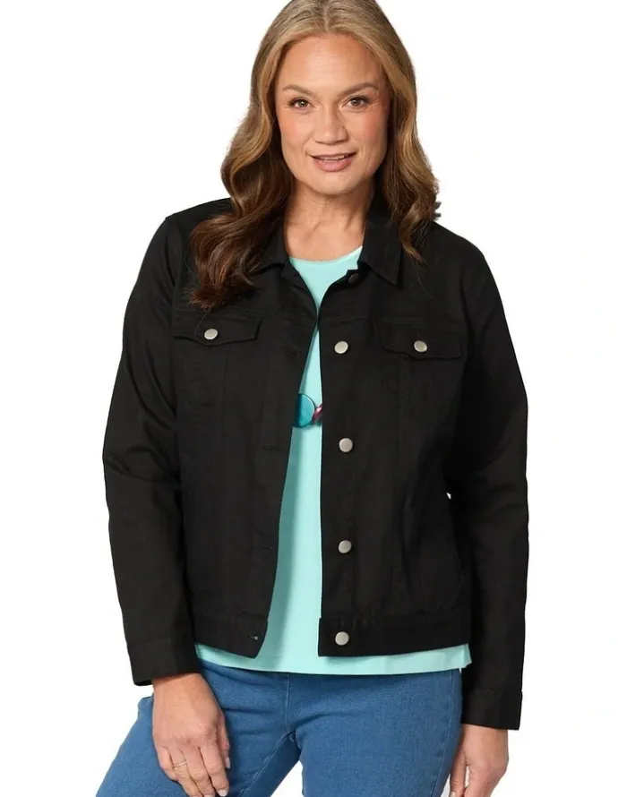 Fella Hamilton Collared Suzy Jacket in Black