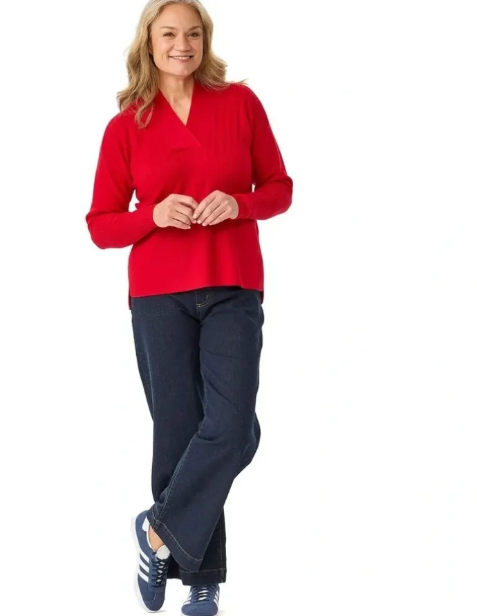 Fella Hamilton Herring V Neck Sweater