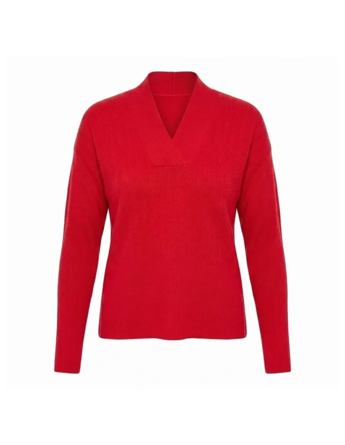 Fella Hamilton Herring V Neck Sweater