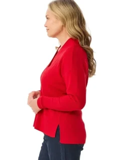 Fella Hamilton Herring V Neck Sweater