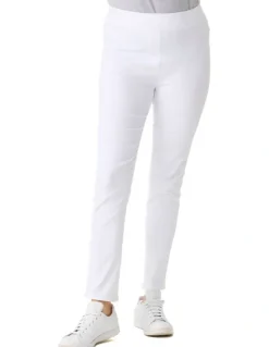 Fella Hamilton Suzy Stretch Long Pull On Jeans in White