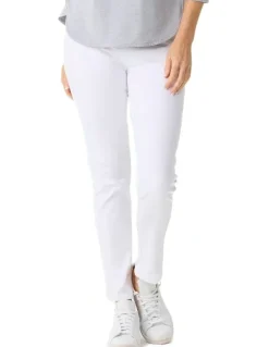 Fella Hamilton Suzy Stretch Long Pull On Jeans in White