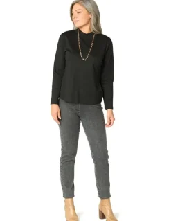 Fella Hamilton Suzy Stretch Long Pull On Jeans in Black