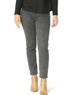 Fella Hamilton Suzy Stretch Long Pull On Jeans in Black