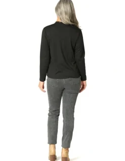 Fella Hamilton Suzy Stretch Long Pull On Jeans in Black
