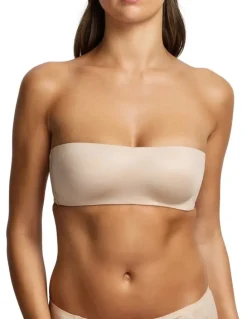Fine Lines Attitude Strapless Bra in Caramel