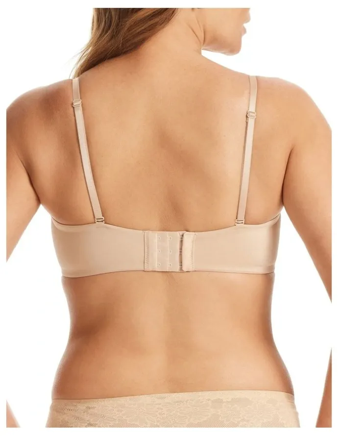 Fine Lines Attitude Strapless Bra in Caramel