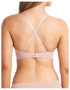 Fine Lines Cotton Full Coverage Bra in Cappucino