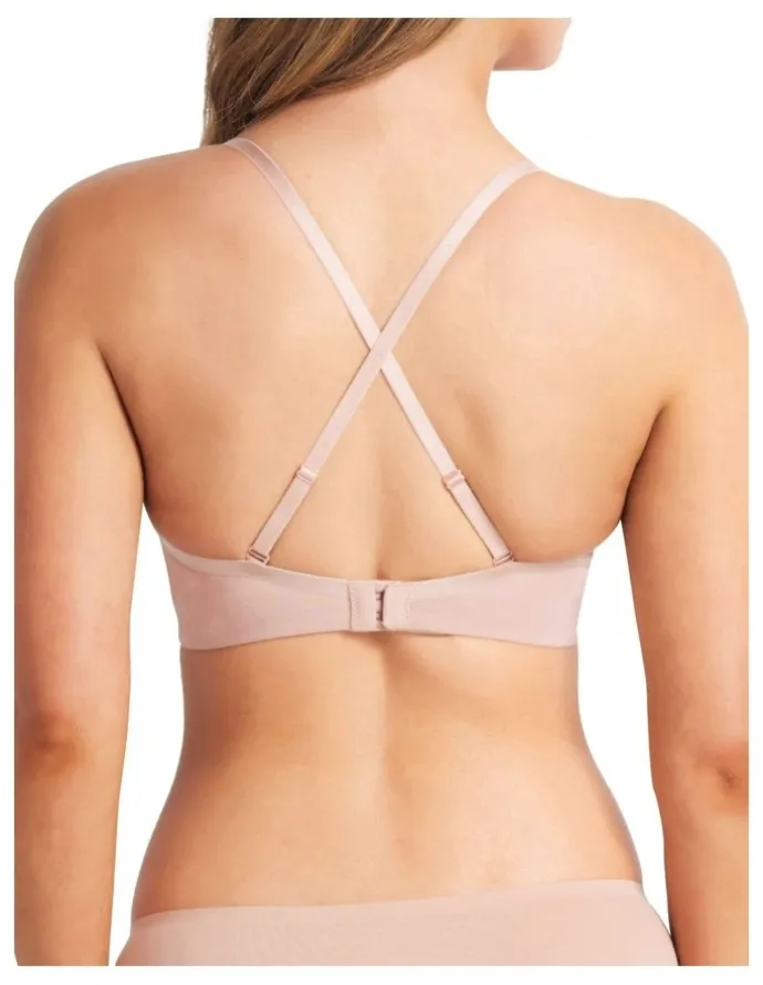 Fine Lines Cotton Full Coverage Bra in Cappucino
