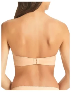 Fine Lines Memory Silicone Free Strapless Bra in Sand