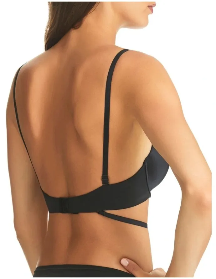Fine Lines Refined 5 Way Convertible T-shirt Bra in Black
