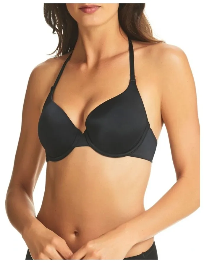 Fine Lines Refined 5 Way Convertible T-shirt Bra in Black