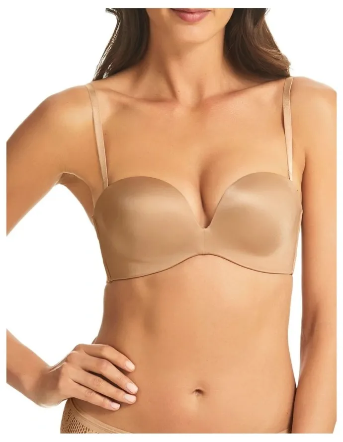 Fine Lines Refined 4 Way Convertible Wireless Strapless Bra in Nude