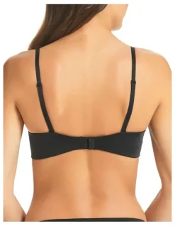 Fine Lines Refined 6 Way Low Cut Convertible Strapless Bra in Black