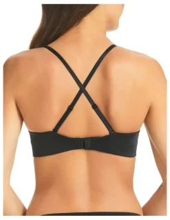 Fine Lines Refined 6 Way Low Cut Convertible Strapless Bra in Black