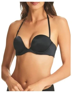 Fine Lines Refined 6 Way Low Cut Convertible Strapless Bra in Black