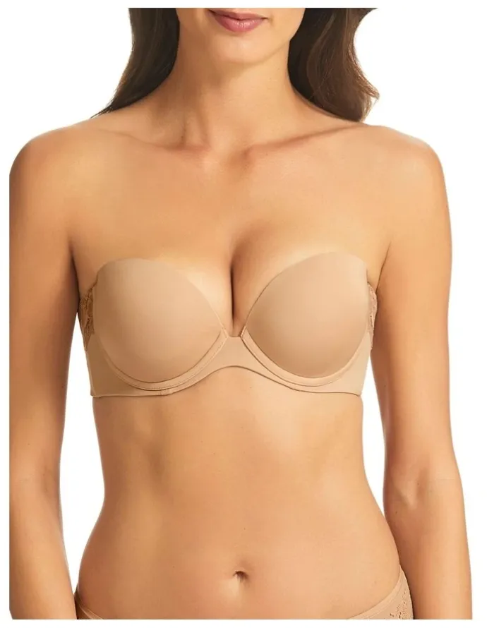 Fine Lines Refined Double Boost Strapless Bra in Nude