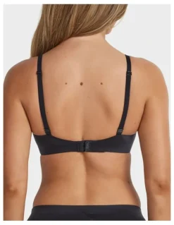 Fine Lines Ultrasoft Full Coverage Wirefree Bra in Black