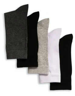 Footlab Essential Crew Socks 20 Pack in Two Tone