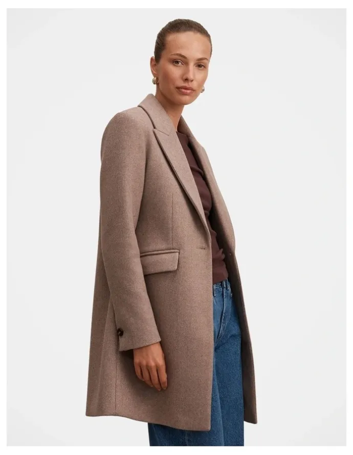 Forever New Brianna Coatigan in Brown