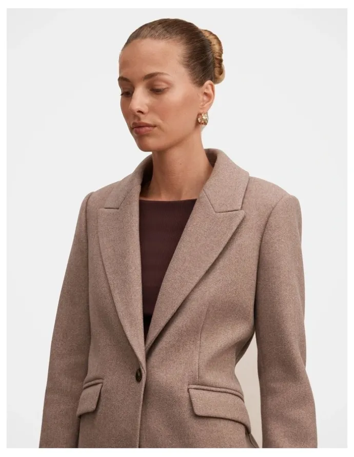 Forever New Brianna Coatigan in Brown