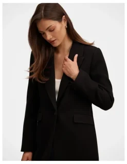 Forever New Brianna Coatigan in Black
