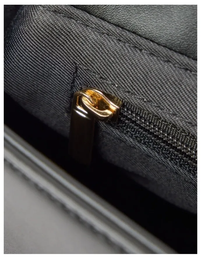 Forever New Carly Curve Lock Shoulder Bag in Black