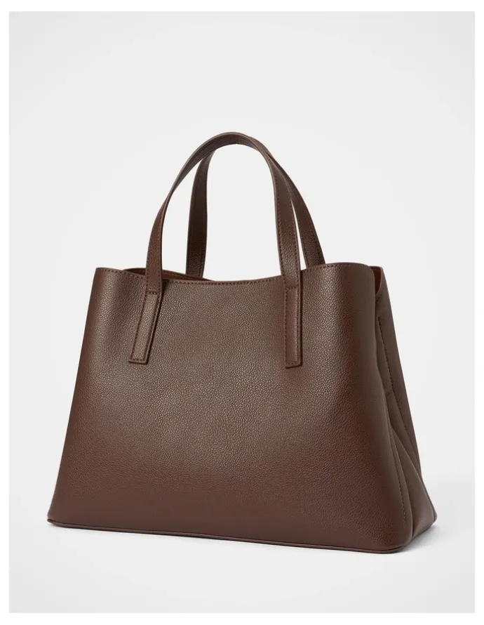 Forever New Casey Soft Tote Bag in Brown