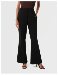 Forever New Clara Bootcut Pants in Black