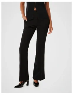 Forever New Clara Bootleg Pants in Black