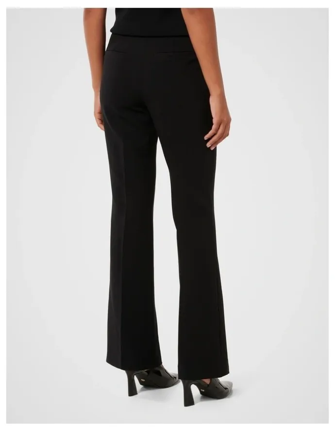 Forever New Clara Bootleg Pants in Black