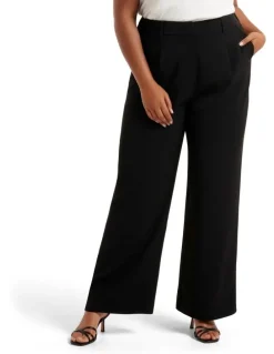 Forever New Curve Primrose High Waisted Pant in Black