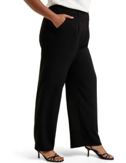 Forever New Curve Primrose High Waisted Pant in Black