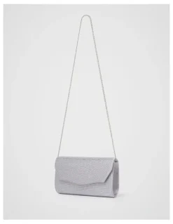 Forever New Heidi Bow Clasp Hardcase in Silver