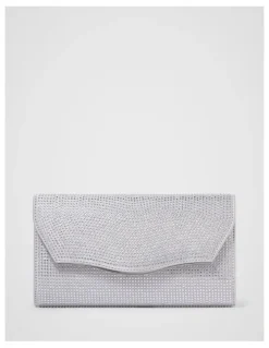 Forever New Heidi Bow Clasp Hardcase in Silver