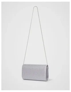 Forever New Heidi Bow Clasp Hardcase in Silver