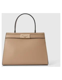 Forever New Lara Small Lady Top Handle Bag in Beige