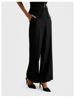 Forever New Marissa Wide Leg Pants in Black