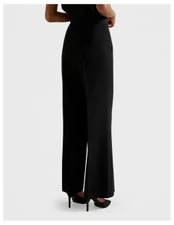 Forever New Marissa Wide Leg Pants in Black