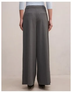 Forever New Orla Overlap Pants in Grey