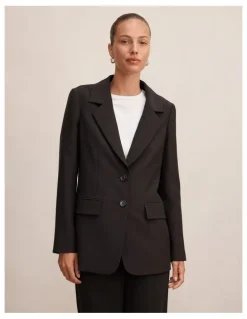 Forever New Rita Relaxed Blazer in Black
