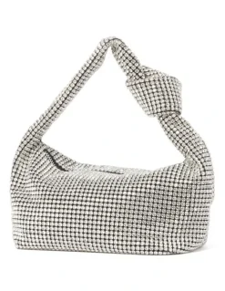 Forever New Signature Daphne Knot Embellished Bag in Silver